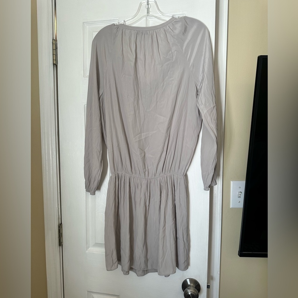 Ramy Brook ‘Alexandra’ gray lace front dress with sleeves from Revolve. Size XS - Picture 5 of 8